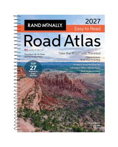 2027 Midsize EasyFinder Road Atlas Spiral Large Print