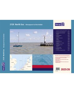 2120 North Sea Nieuwpoort to Den Helder Chart Pack 2025