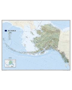 Alaska Map Laminated