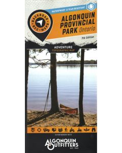 Algonquin Provincial Park Ontario Recreation Map