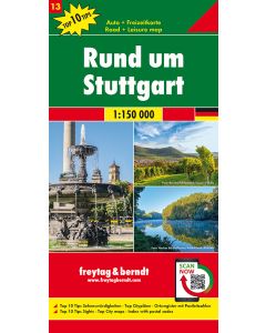 All around Stuttgart Automap 1150000 Top 10 Tips sheet
