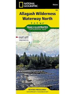 Allagash Wilderness Waterway North Map
