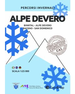 Alpe Devero Winter Map 125000