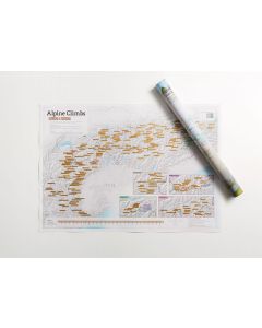 Alpine Climbs Scratch Print