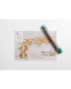 Alpine Cycle Climbs Scratch Print