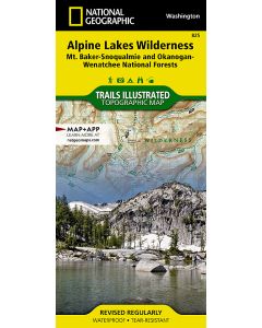 Alpine Lakes Wilderness Map
