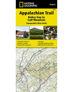 Appalachian Trail Bailey Gap to Calf Mountain Map