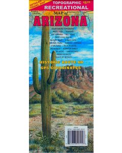 Arizona Topographic Recreation Map 1792000