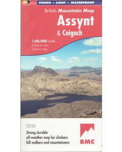 Assynt amp Coigach BMC British Mountain Map