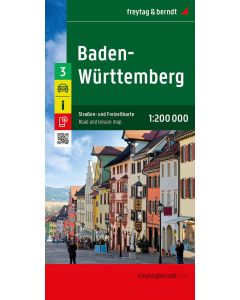 BadenWurttemmountain Road map 1200000