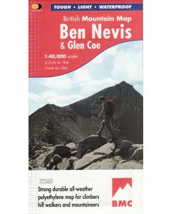 Ben Nevis and Glen Coe Mountain Map