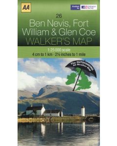 Ben Nevis Fort William amp Glen Coe AA 26 LAMINATED
