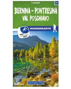 Bernina Hiking Map 47