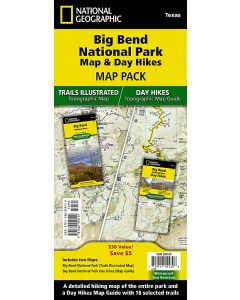 Big Bend Day Hikes and National Park Map Map Pack