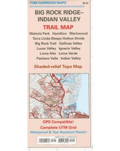 Big Rock RidgeIndian Valley trail map