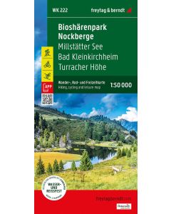 Biospharenpark Nockberge Hiking cycling and leisure map