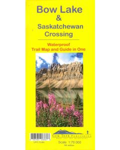 Bow Lake amp Saskatchewan Crossing trail map amp guide 170000