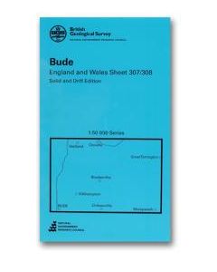 Bude Solid and drift geology map