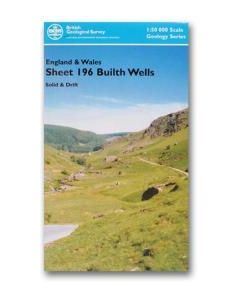 Builth Wells Solid and drift geology map