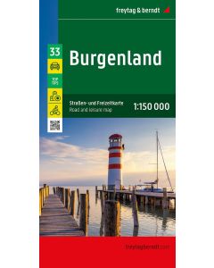 Burgenland road and leisure map 1150000