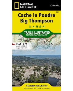 Cache la Poudre Big Thompson Map
