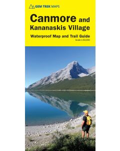 Canmore and Kananaskis Village map and trail guide 1:50,000