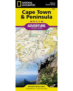 Cape Town and Peninsula Map South Africa