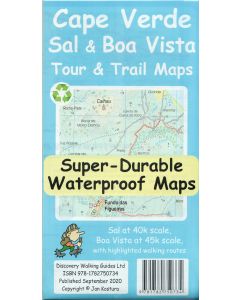 Cape Verde Sal amp Boa Vista Super Durable Map