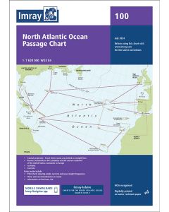 Chart 100 North Atlantic Ocean Passage Chart