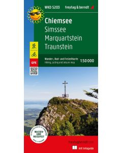 Chiemsee, hiking, cycling and leisure map