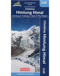 Climbing Himlung Himal Map 160k CL820