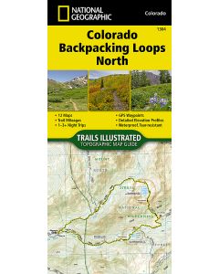 Colorado Backpack Loops North Map