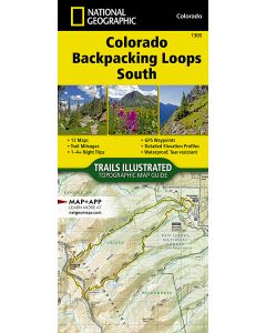 Colorado Backpack Loops South Map