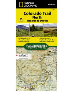 Colorado Trail North Monarch to Denver Map