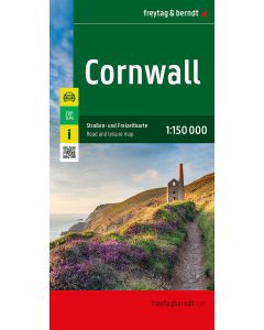 Cornwall road and Leisure Map 1150000