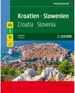 Croatia Slovenia, Country Map 1:150000