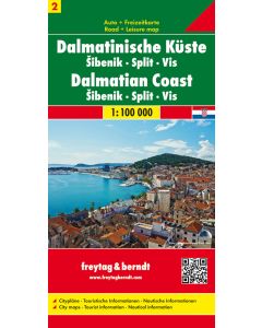 Dalmatinian coast, Sibenik Split Vis, Automap 1:100000