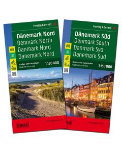 Denmark, street mapSet 1:150000, freytag and berndt