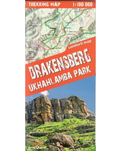 Drakensberg Terraquest Map 1 100 000