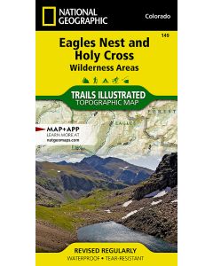 Eagles Nest and Holy Cross Wilderness Areas Map