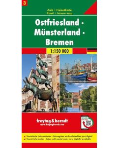 East Friesland Munsterland Bremen,Automap 1:150000,