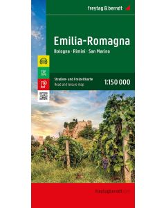 Emilia Romagna Road and Leisure Map