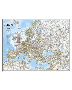 Europe Classic Map Tubed