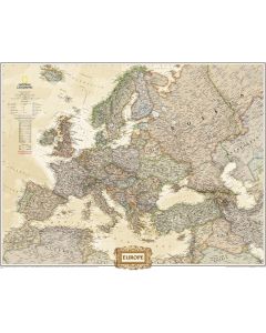 Europe Executive Map Laminated