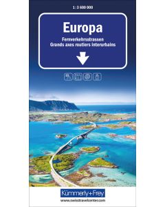 Europe LongDistance Routes Map