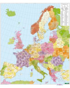 European by district 1:37m, metalbacked