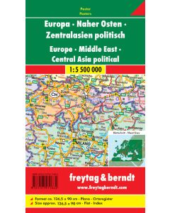 European Middle East Central Asia political, 1:55 milli