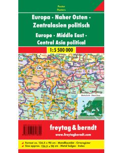 European Middle East Central Asia political 1:55 millio