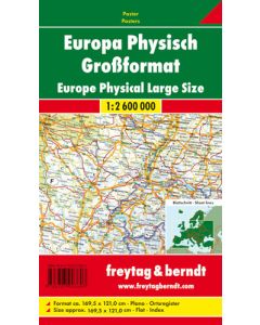 European physical, 1:26 million, Largeformat