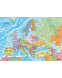 European political, 1:6m, metalbacked in a tube